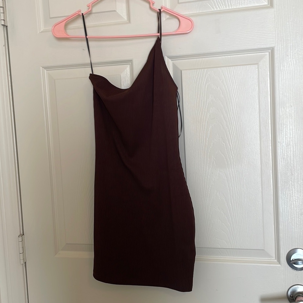 Size small brown mini dress